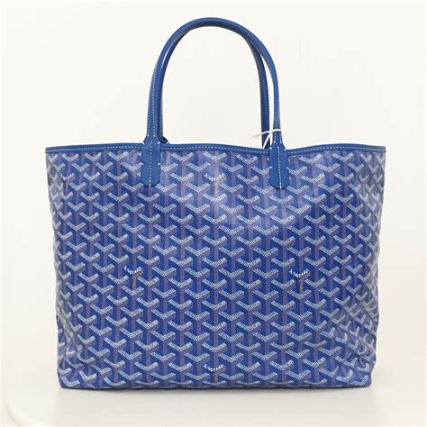 goyard blue st louis tote|authentic Goyard st louis tote.